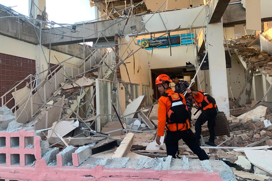 Death toll climbs to 53 as rescue teams search after Indonesia quake