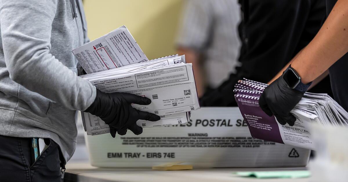 DOJ sues California to block counting of 20,000 mail ballots