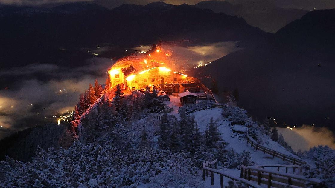 German suspect detained after fire guts historic Eagle's Nest in Bavaria
