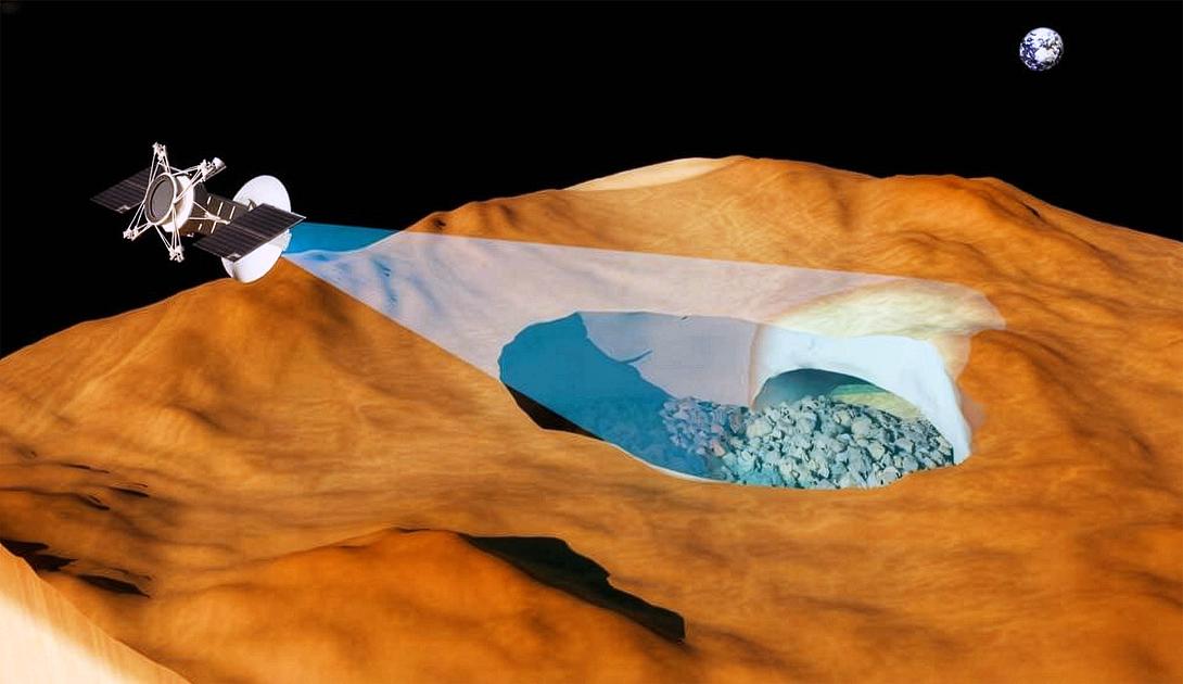 Radar Data Reveals Massive Underground Lava Tube on Venus