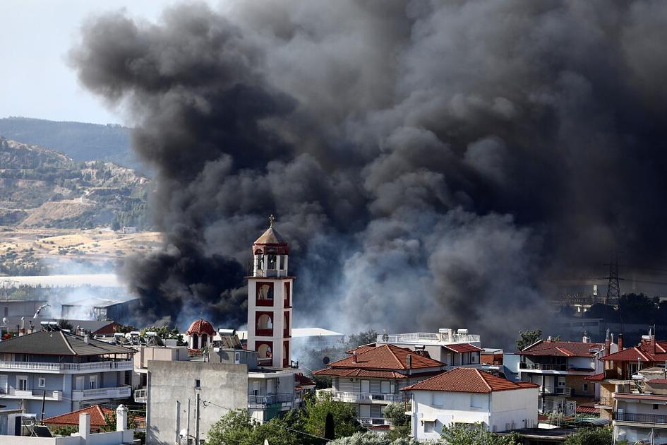 Hundreds of firefighters battle wildfires in Portugal, Greece and Spain