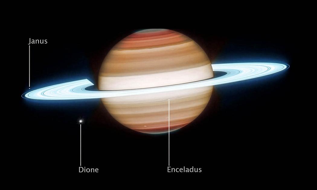NASA's Webb and Hubble Telescopes Unveil Detailed Views of Saturn