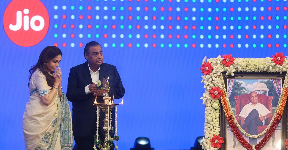 Jio Platforms shares surge 21% on Mumbai debut, India's largest IPO