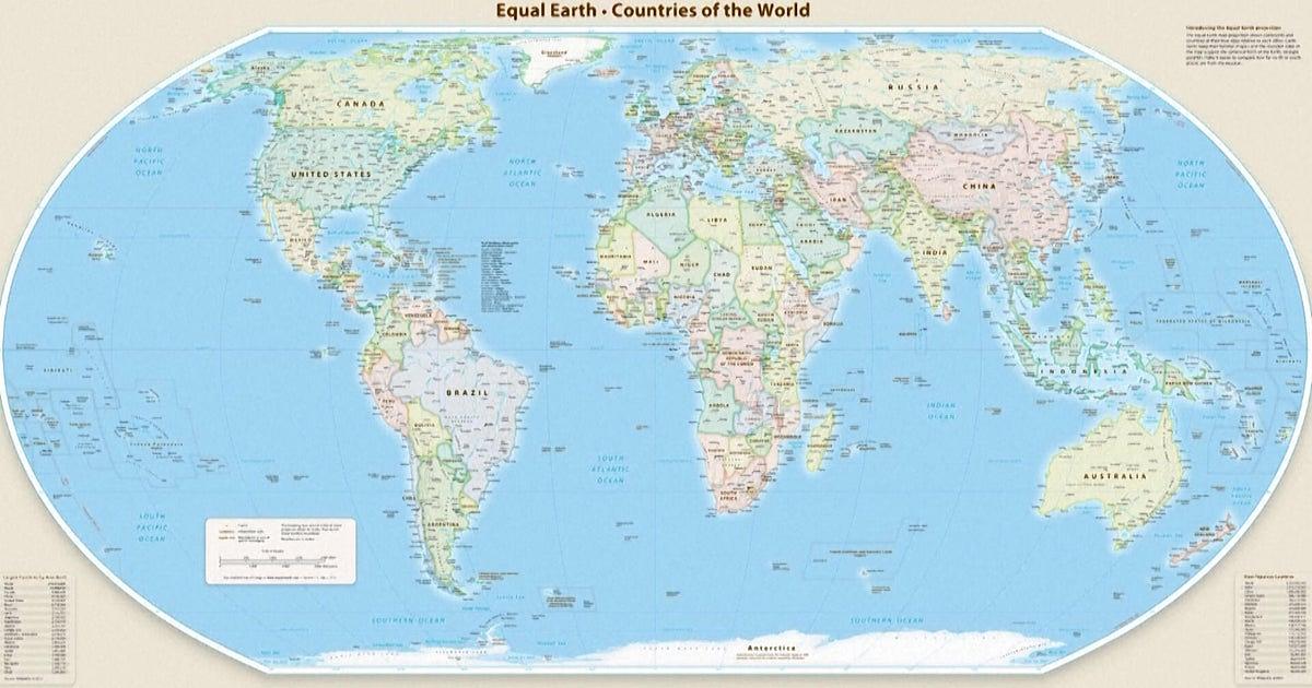 UN resolution prompts France to replace Mercator with Eckert IV map