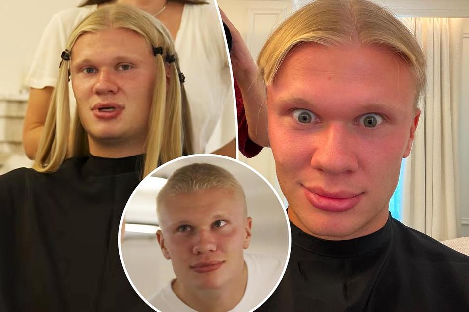 Erling Haaland's buzz cut fuels social media buzz after season opener