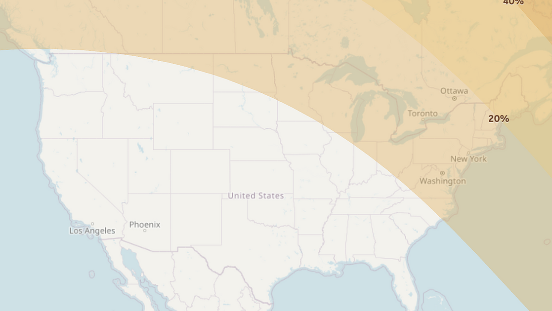 Partial solar eclipse observed across 26 U.S. states on 12 August