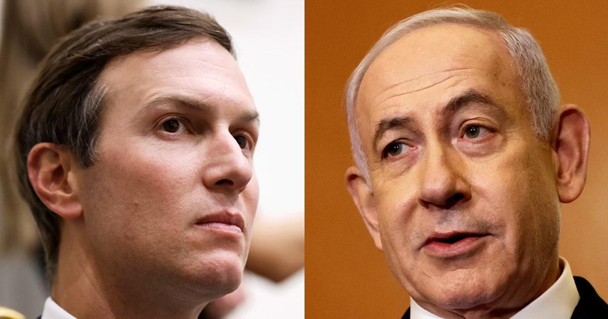 Netanyahu and Kushner agree U.S. general to oversee Hamas weapons handover