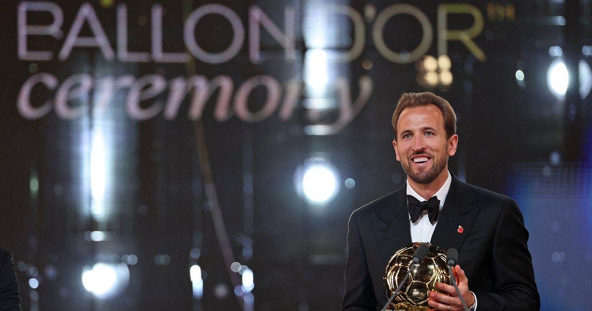 Harry Kane awarded 2026 Men’s Ballon d’Or in London