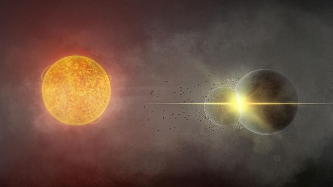Astronomers Confirm Rare Planetary Collision Near Gaia20ehk