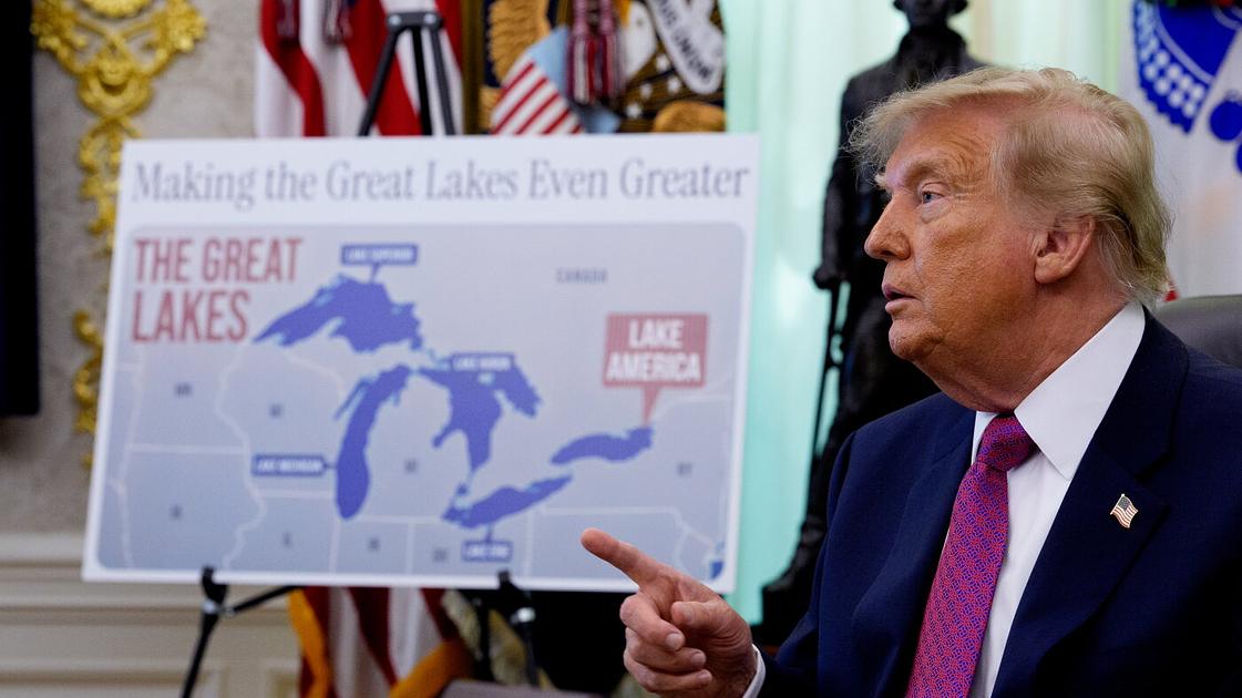 Trump signs order renaming Lake Ontario amid U.S.-Canada tariff clash