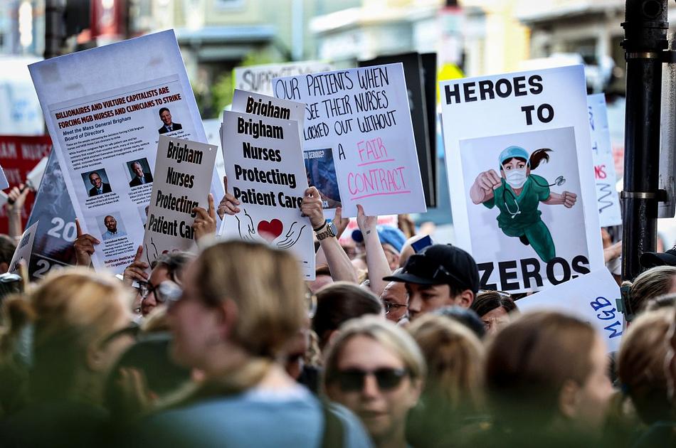 Mass General Brigham nurses strike fuels dispute over CEO and top nurse pay