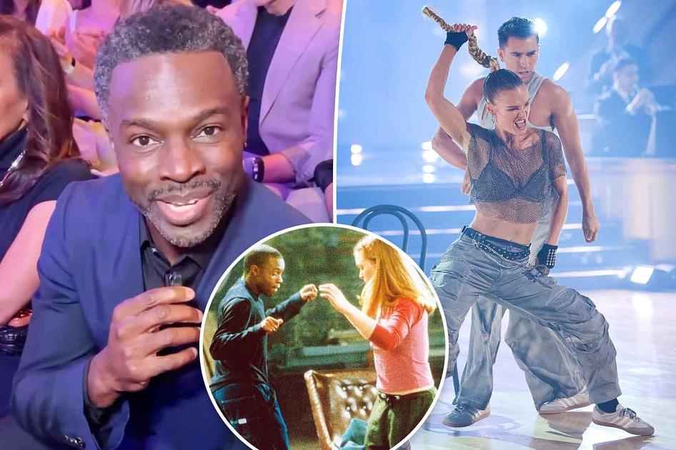 Julia Stiles honors 'Save the Last Dance' on DWTS as Sean Patrick Thomas watches
