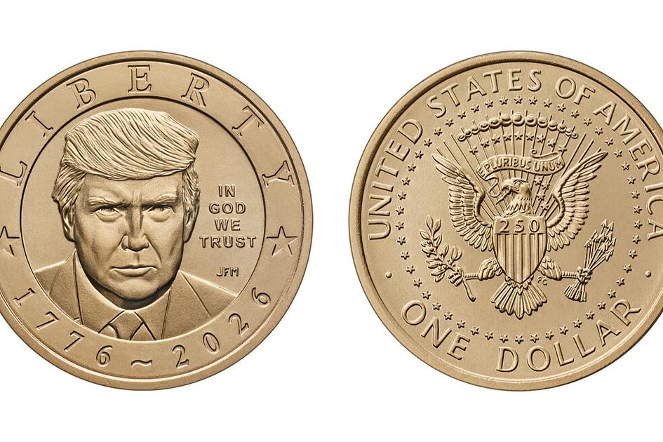 U.S. Mint launches $1 Trump coin for nation’s 250th anniversary
