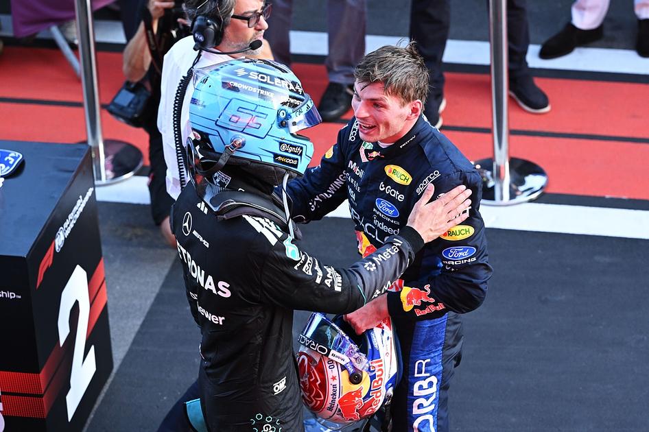 Russell Wins Azerbaijan Grand Prix, Mercedes Takes Top Step