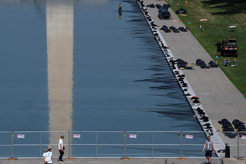 Trump administration retains contractor for Reflecting Pool repairs despite vandalism claims