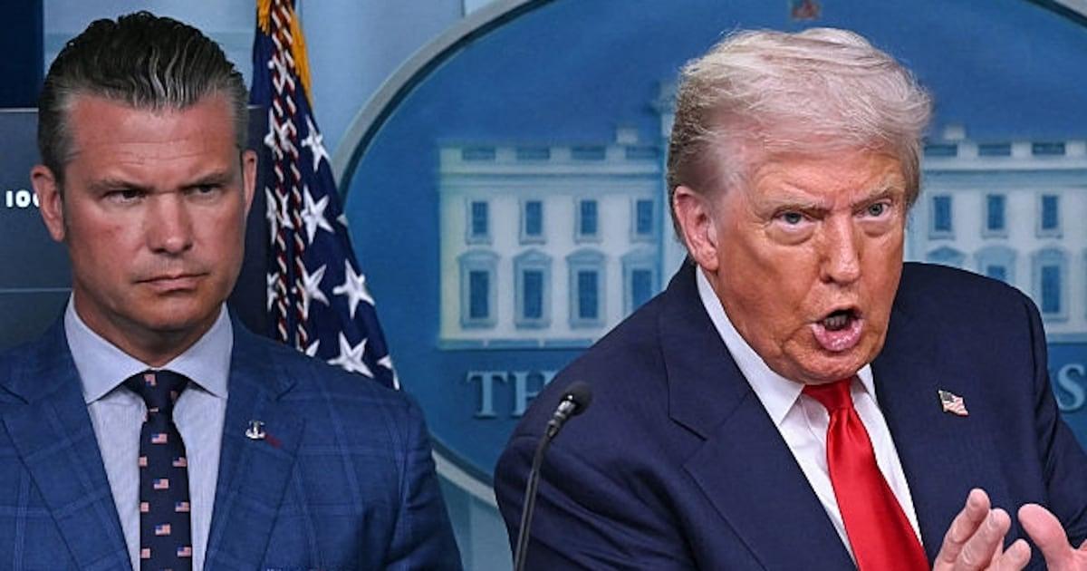 Defense Secretary Hegseth Addresses Oval Office Meeting with President Trump