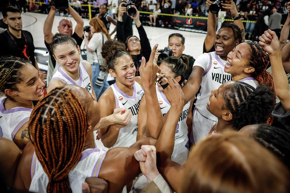 Valkyries sweep Aces in overtime to clinch WNBA Finals berth