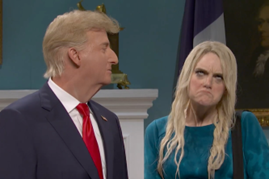 SNL season premiere mocks Trump and aide Natalie Harp