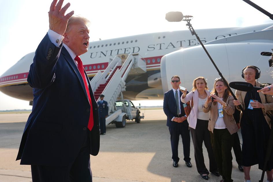 Trump launches Qatar-gifted Air Force One on inaugural flight