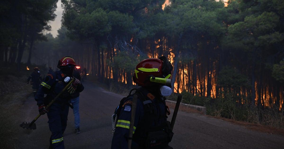 Western Europe Wildfire Threat Eases as France Lifts Evacuations, Greece Faces New Fires