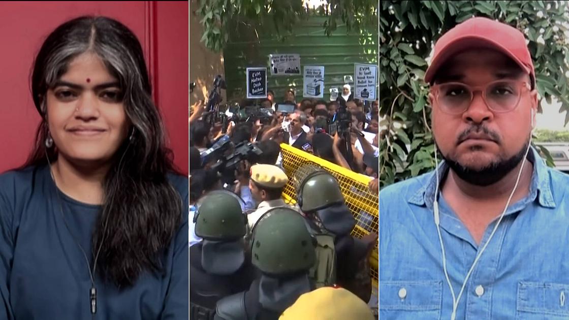 Delhi protests over voter roll deletions spark mass arrests and lockdown