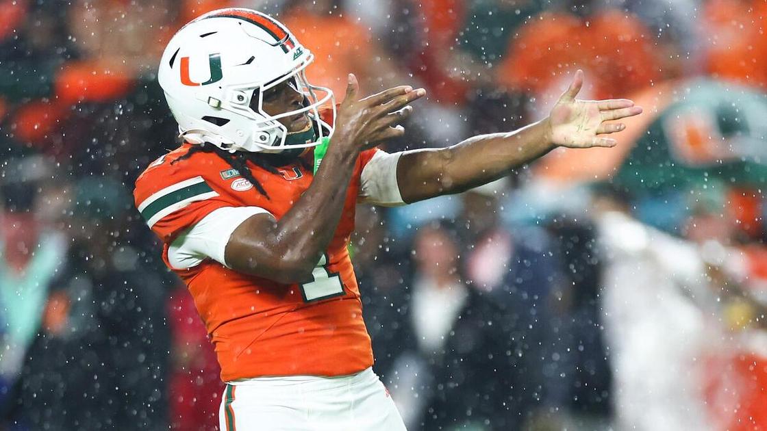 Miami tops AP poll, BYU rises to No. 2 after weekend upsets