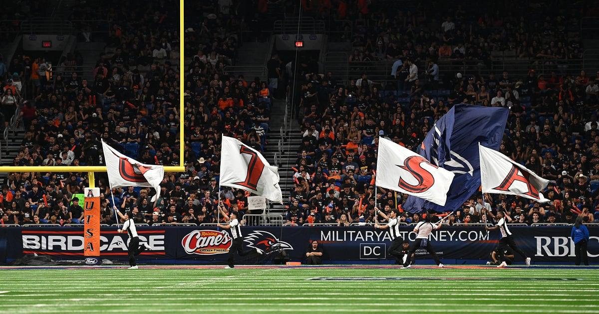 Air Force service member dies after pregame rappel fall at San Antonio stadium