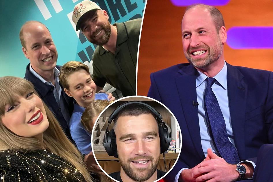 Travis Kelce Acknowledges Prince William's Attempt to Remove Him from Taylor Swift Selfie