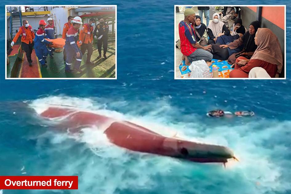 Search continues for over 120 missing after Java Sea ferry capsizes