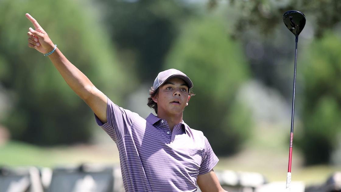 Charlie Woods knocked out of U.S. Junior Amateur after playoff camera mishap