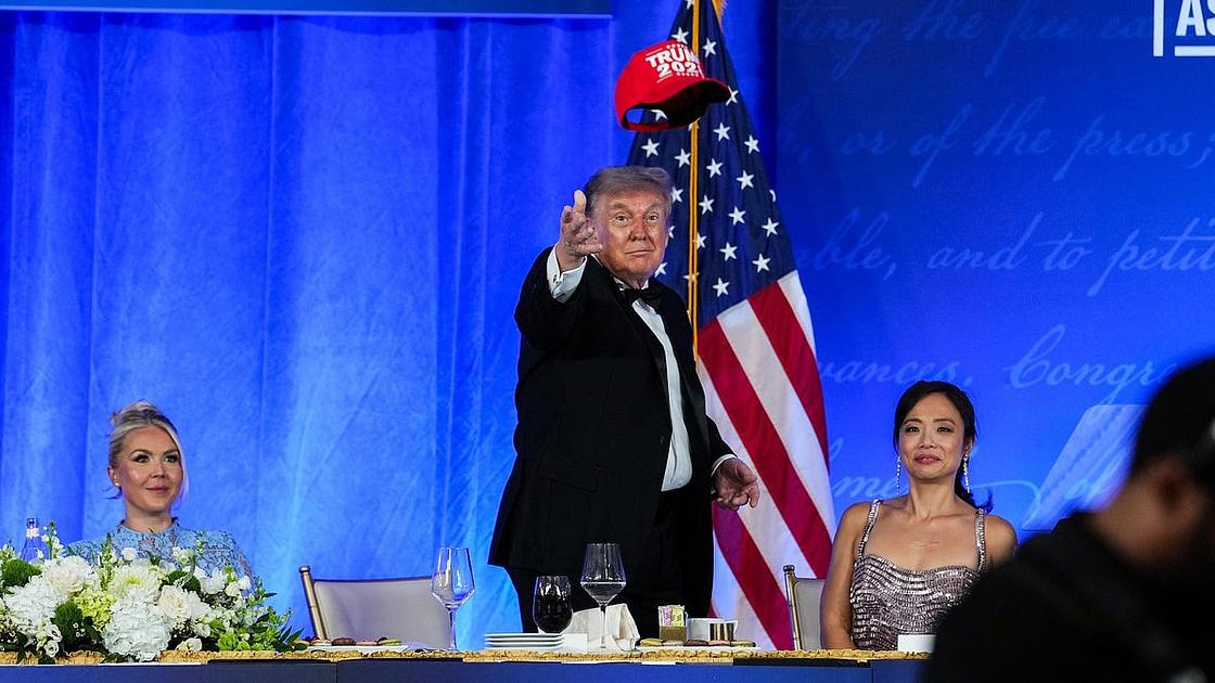 Trump Delivers Controversial Speech at Rescheduled White House Correspondents' Dinner