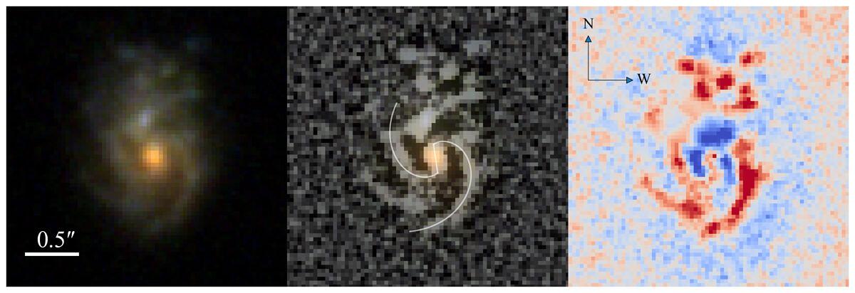 Astronomers Identify Ancient Barred Spiral Galaxy