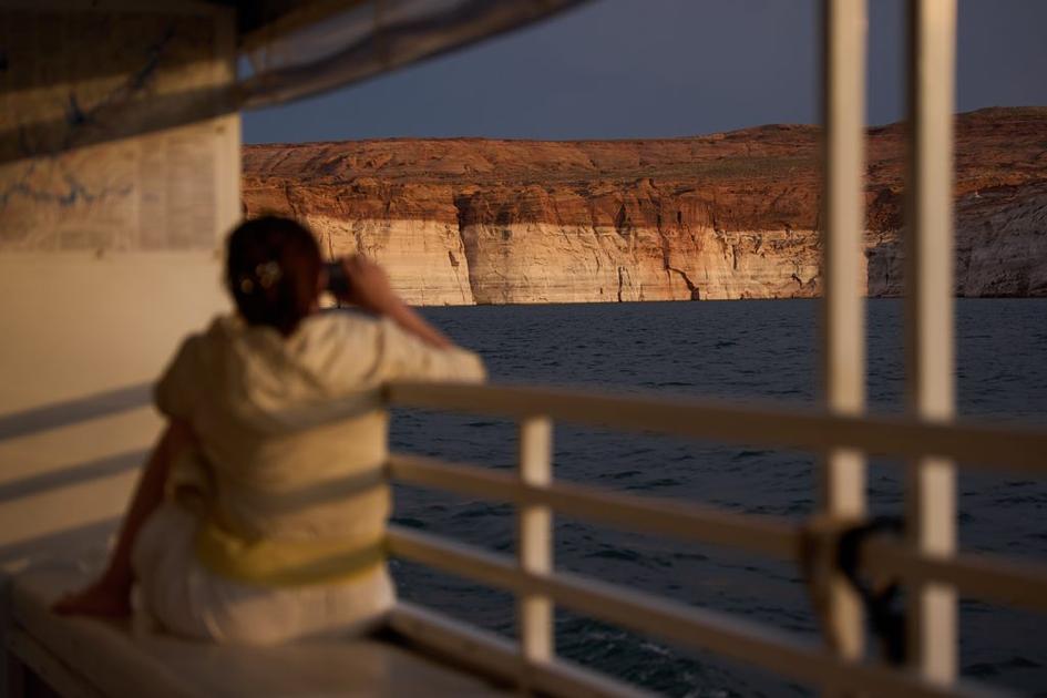 Lake Powell hits record low, threatening water supply and power