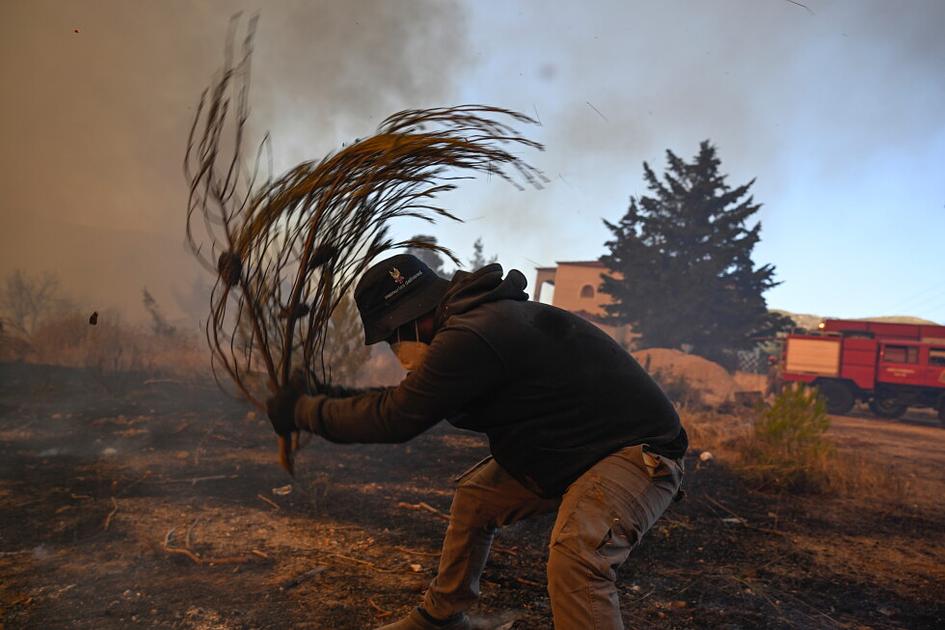 Greece deploys water-dropping planes to Athens blaze after fatal helicopter crash amid Europe’s record wildfires