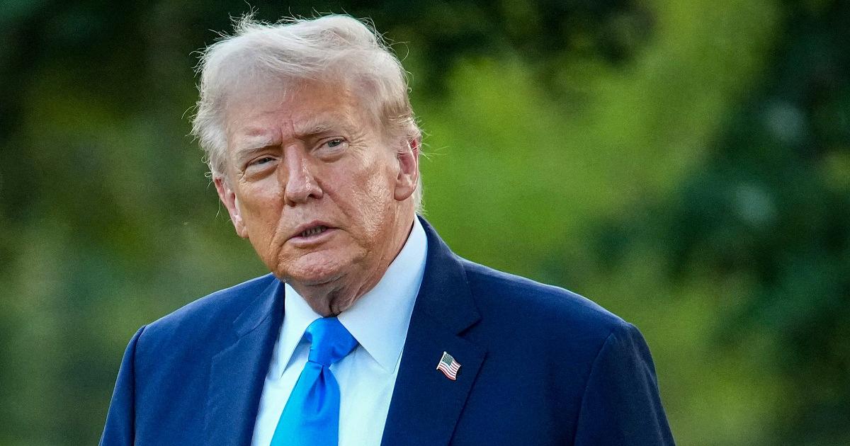 President Trump Receives COVID-19 Booster and Flu Shot During Walter Reed Check-Up