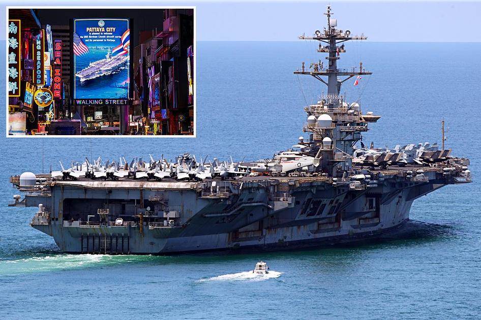 USS Abraham Lincoln leaves Thailand after five-day port call