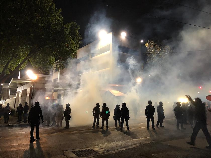 Federal Officers Deploy Tear Gas at Portland ICE Protest Amid National Guard Deployment Controversy