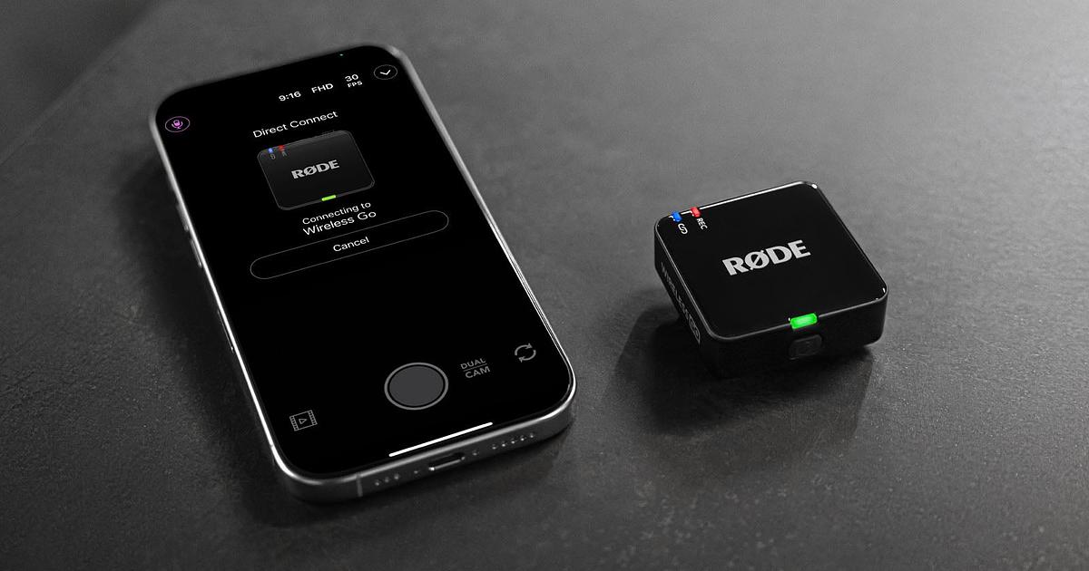 RØDE Wireless GO and PRO Mics Now Connect Directly to iPhones