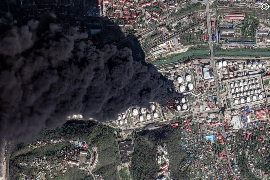 Ukrainian Drone Attacks Disrupt Russian Oil Exports and Cause Environmental Damage