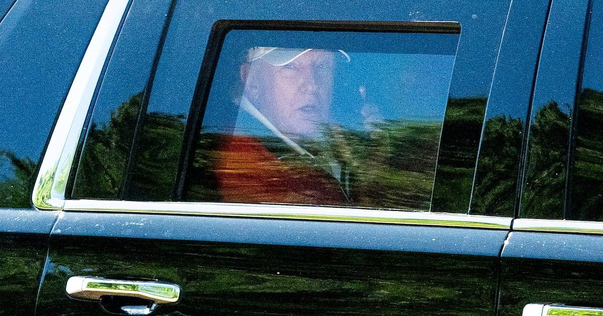 Trump Returns After Week-Long Absence Following Medical Exam