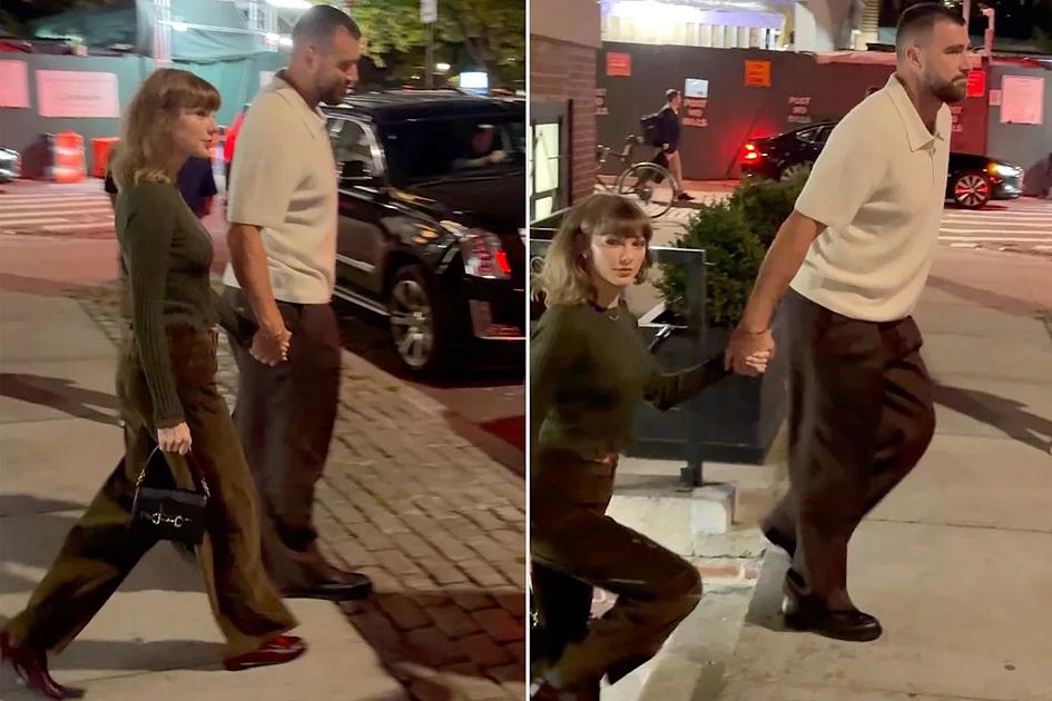 Taylor Swift and Travis Kelce Hold Hands After Manhattan Dinner
