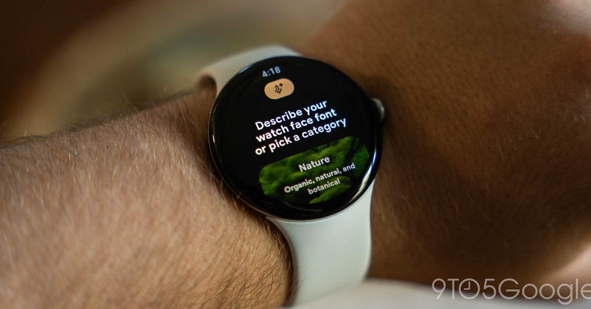Google adds AI-powered watch-face creator to Pixel Watch 5