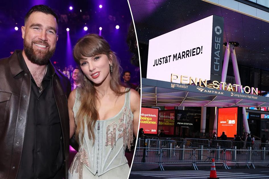Travis Kelce thanks Adam Sandler for officiating wedding at MSG