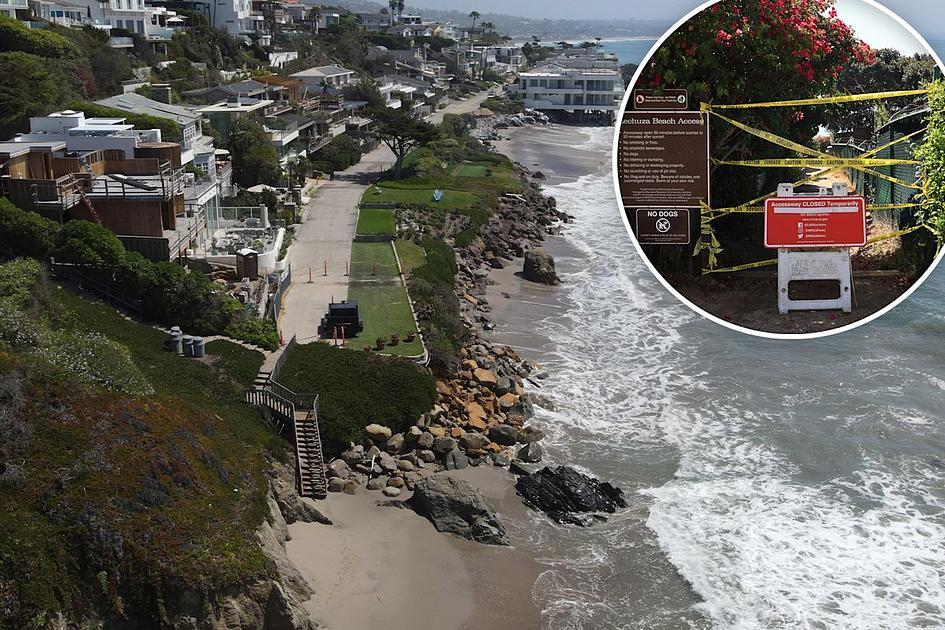 Malibu officials close Lechuza Beach after sinkhole damages coastal road