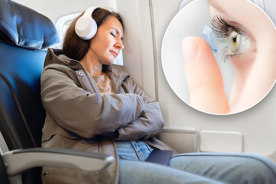 Eye doctors warn against contact lenses on long flights