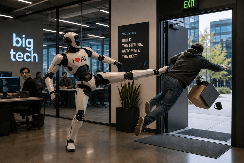 Tech Giants Cut Over 120,000 Jobs Citing AI Integration