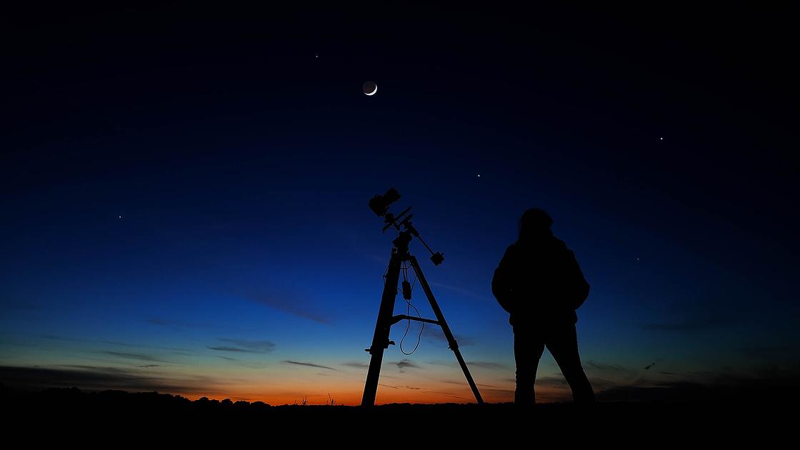 Six-Planet Alignment Visible in Evening Sky