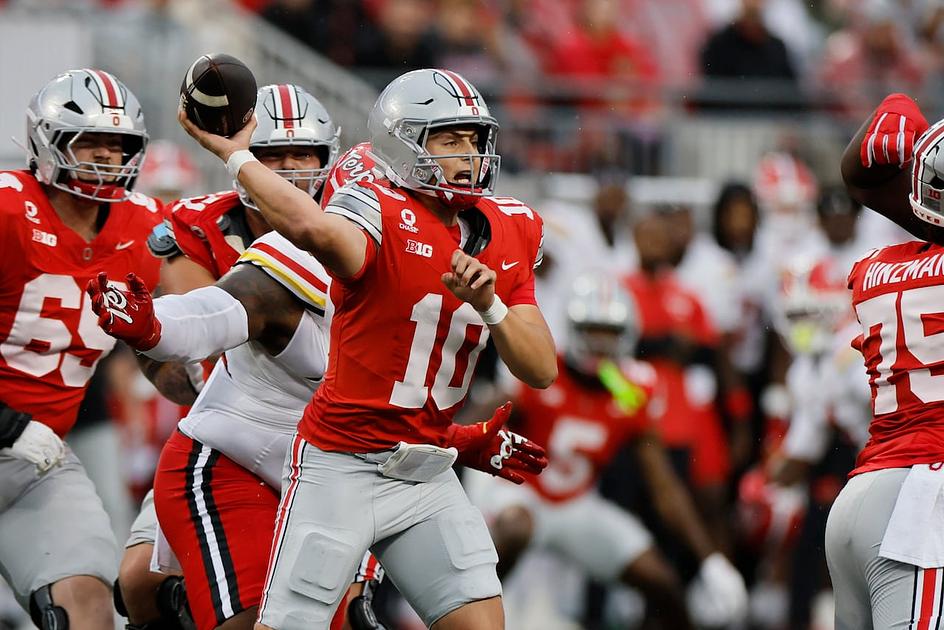 Ohio State QB Julian Sayin sidelined for weeks after injury