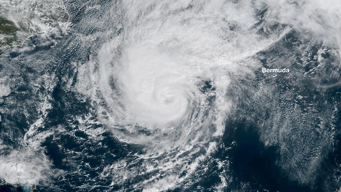 Hurricane Imelda Approaches Bermuda with Category 2 Strength