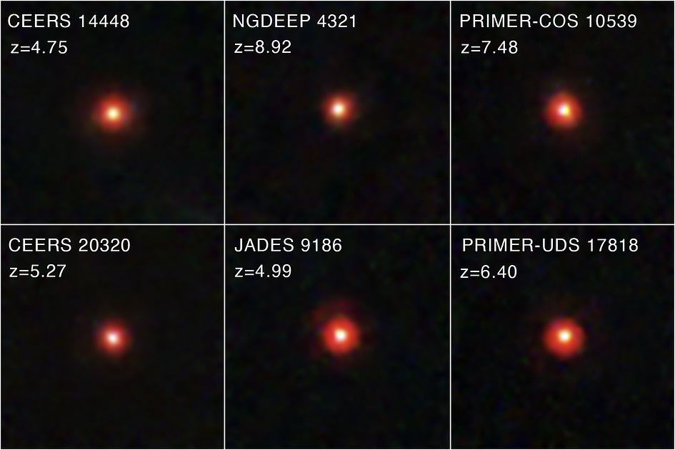 James Webb Telescope Identifies 'Little Red Dots' as Direct Collapse Black Holes